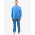 Pijama bărbați Gino albastră (79135-DBMDxG)