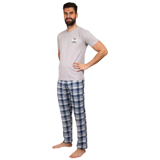 Pijamale pentru bărbați Cornette galbenstone multicolor (134/133)