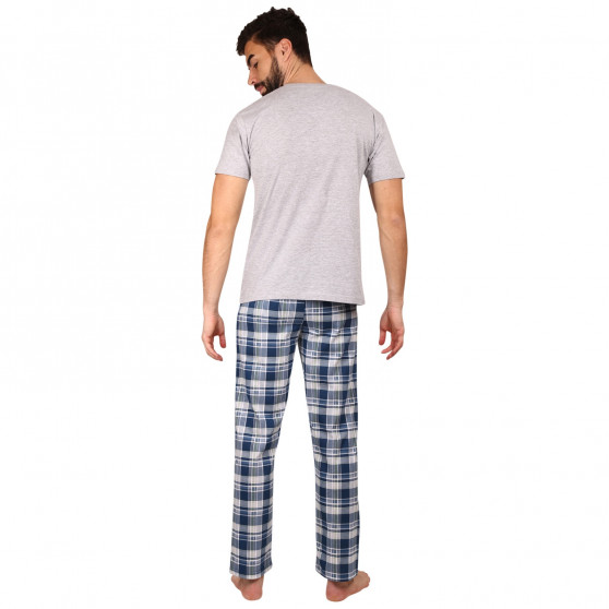 Pijamale pentru bărbați Cornette galbenstone multicolor (134/133)