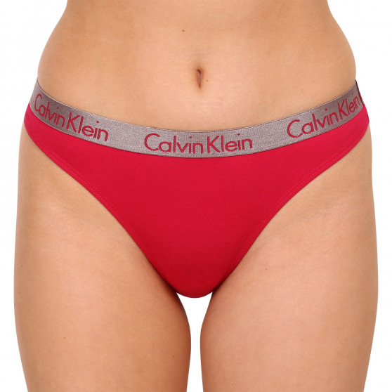 3PACK tanga damă Calvin Klein multicolor (QD3560E-6VS)