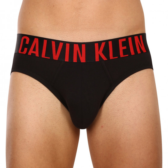 2PACK slipuri bărbați Calvin Klein negre (NB2601A-6NB)