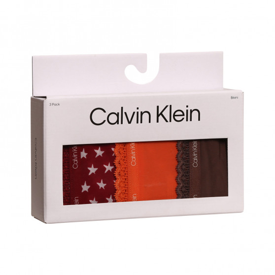 3PACK chiloți damă Calvin Klein multicolori (QD3804E-65K)
