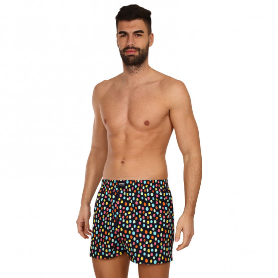 Boxeri largi bărbați Happy Shorts multicolori (HS 281)
