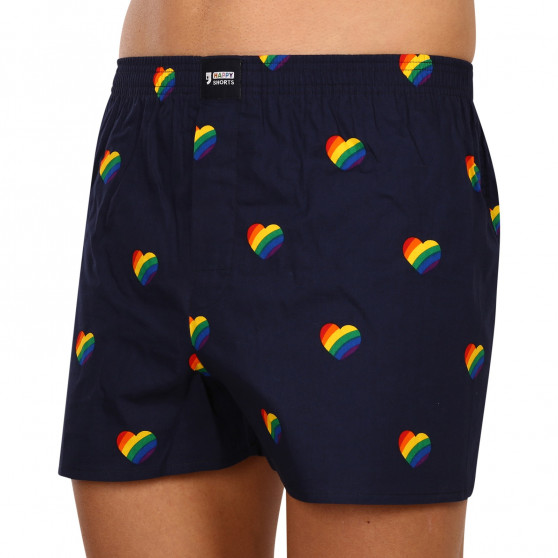 Boxeri largi bărbați Happy Shorts multicolori (HS 311)