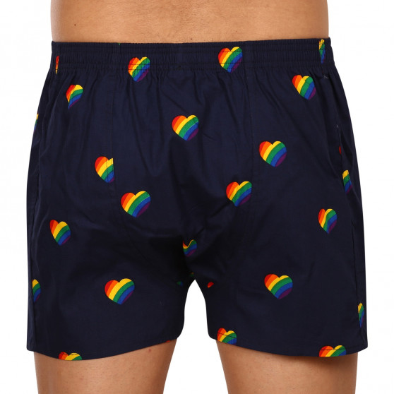 Boxeri largi bărbați Happy Shorts multicolori (HS 311)