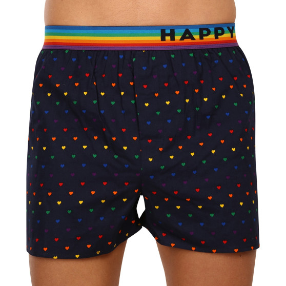Boxeri largi bărbați Happy Shorts multicolori (HS 310)