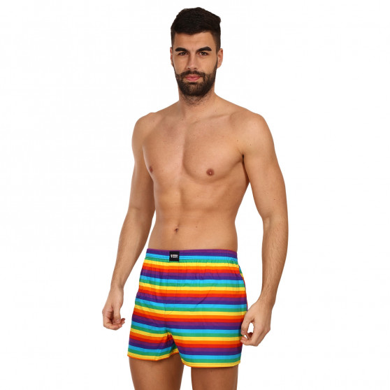 Boxeri largi bărbați Happy Shorts multicolori (HS 354)