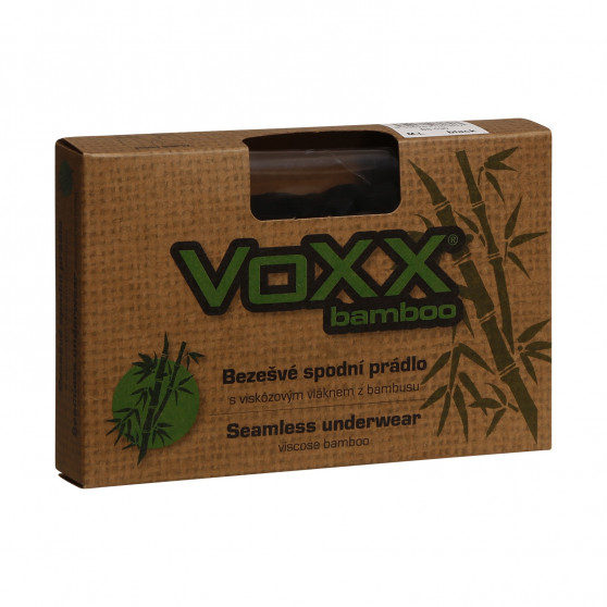 Boxeri bărbați VoXX bambus negri fără cusături (BS030)