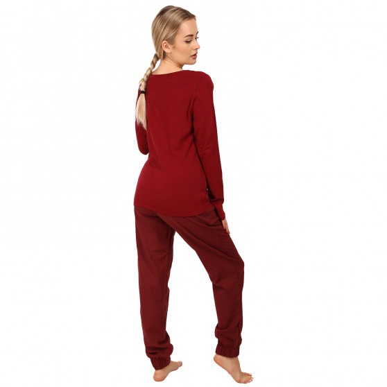 Pijama damă Calvin Klein roșie (QS6579E-TX4)