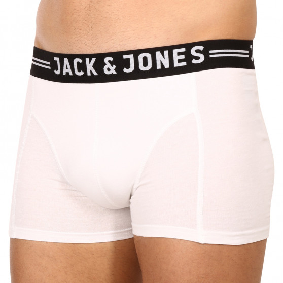 3PACK boxeri bărbați Jack and Jones albi (12081832)