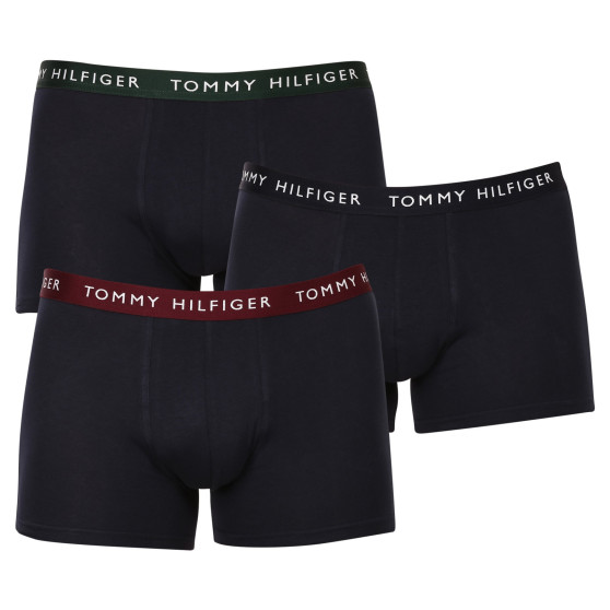 3PACK boxeri bărbați Tommy Hilfiger albastru închis (UM0UM02324 0UJ)