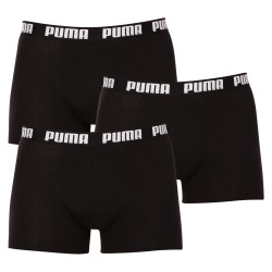 3PACK boxeri bărbați Puma negri (701206546 001)