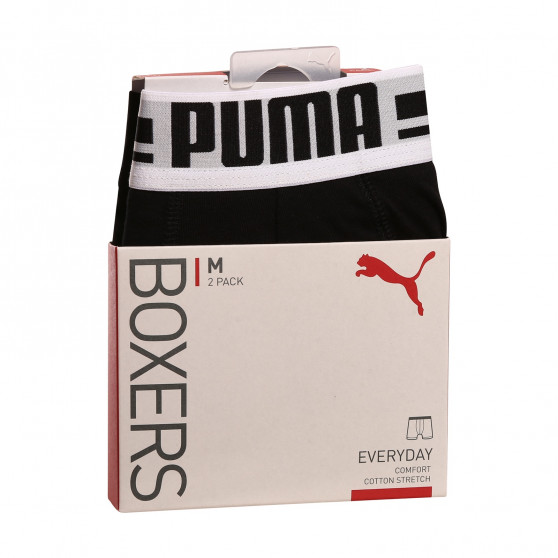 2PACK boxeri bărbați Puma negri (651003001 200)