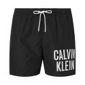 Costume de baie pentru bărbați Calvin Klein supradimensionat negru (KM0KM00744 BEH)