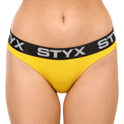 Chiloți damă Styx elastic sport galbeni (IK1068)