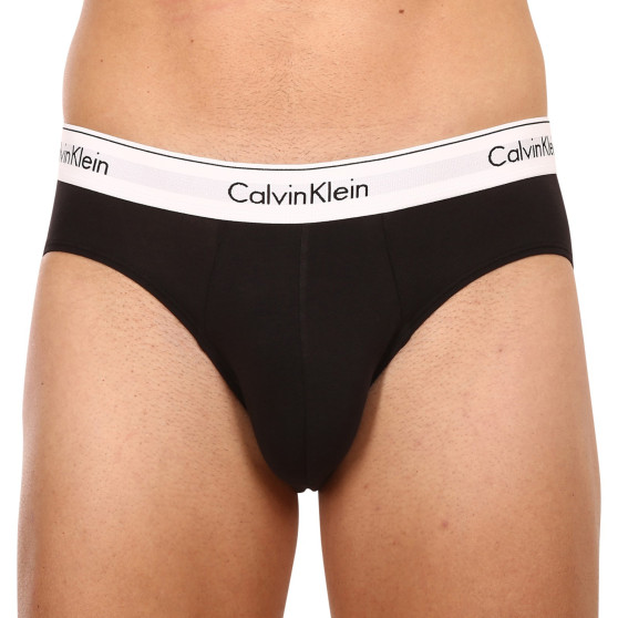 3PACK slipuri bărbați Calvin Klein negre (NB2379A-001)