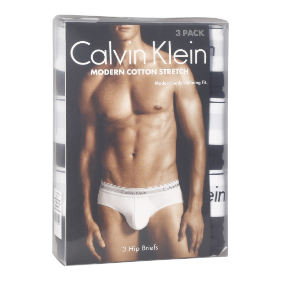 3PACK slipuri bărbați Calvin Klein negre (NB2379A-001)