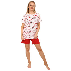 Pijama damă Molvy multicoloră (AK-3540)