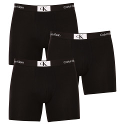 3PACK boxeri bărbați Calvin Klein negri (NB3529A-UB1)