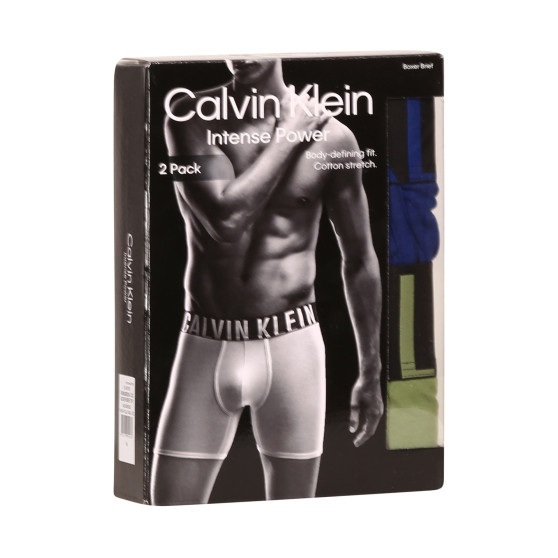 2PACK boxeri bărbați Calvin Klein multicolori (NB2603A-C2G)