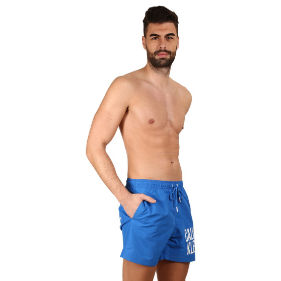 Costum de baie pentru bărbați Calvin Klein albastru (KM0KM00794 C4X)