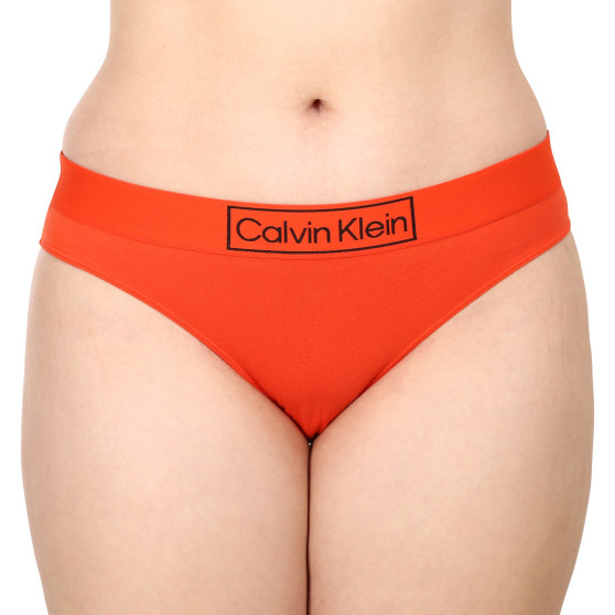 Chiloți pentru femei Calvin Klein supradimensionat portocaliu (QF6824E-3CI)