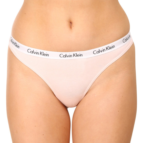 5PACK tanga damă Calvin Klein multicolor (QD3585E-E6T)