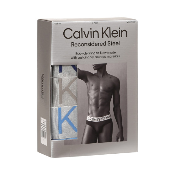 3PACK slipuri bărbați Calvin Klein multicolore (NB3073A-C7T)