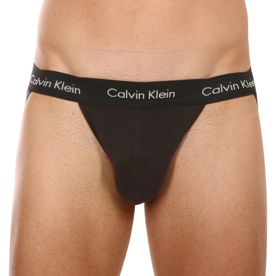 2PACK jocks bărbați Calvin Klein negri (NB1354A-CFW)