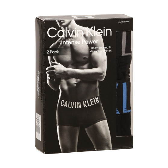2PACK boxeri bărbați Calvin Klein negri (NB2599A-C2H)
