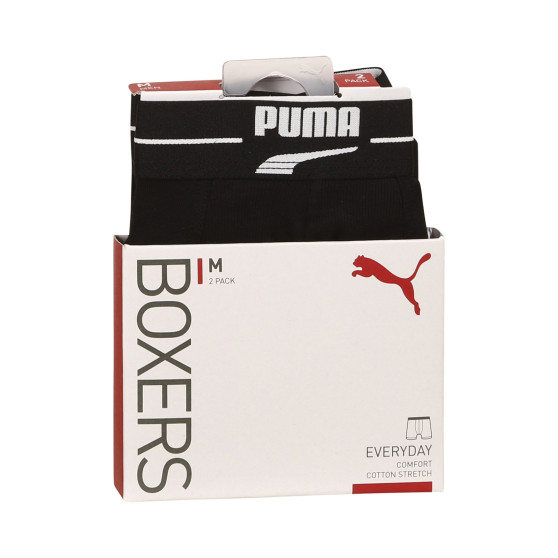 2PACK boxeri bărbați Puma negri (701221415 001)