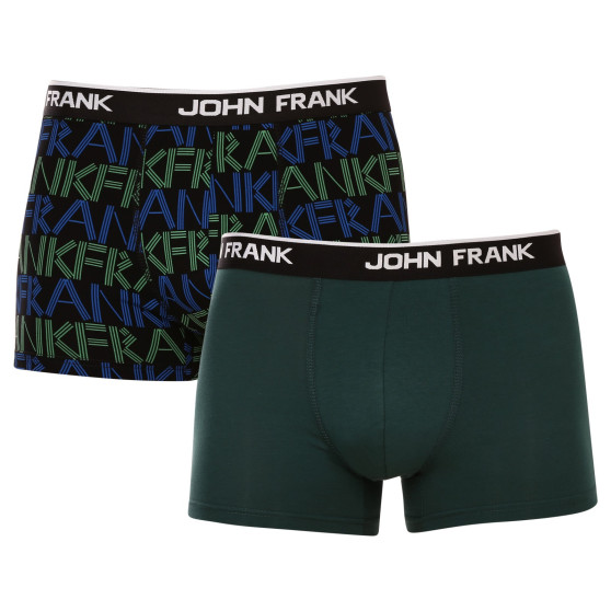 2PACK boxeri bărbați John Frank multicolori (JF2BTORA01)