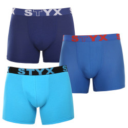 3PACK boxeri bărbați Styx long elastic sport multicolor (3U96789)