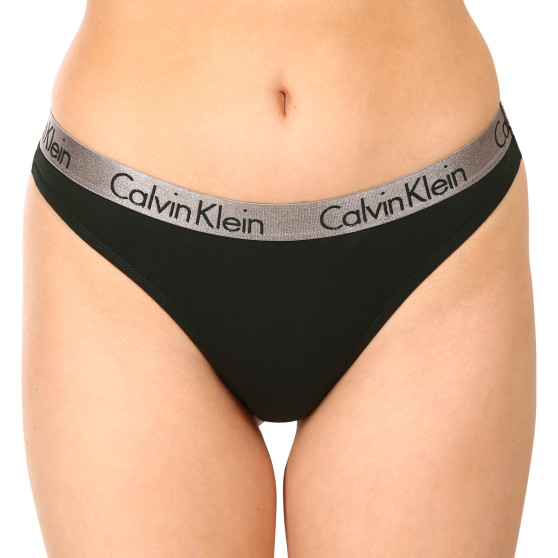 3PACK tanga damă Calvin Klein multicolor (QD3560E-BOZ)