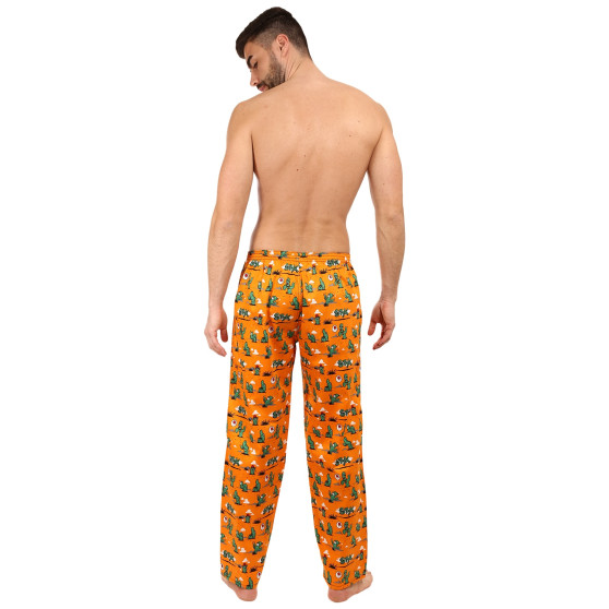 Pantaloni bărbați pentru dormit Styx cactuși (DKP1351)