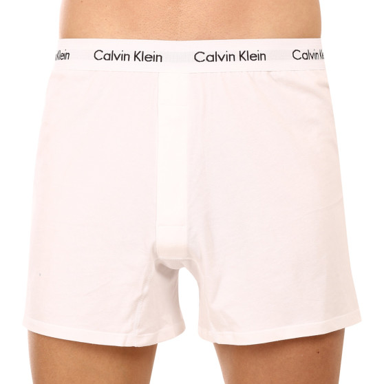 2PACK Boxeri largi bărbați Calvin Klein multicolori (NB3522A-BL6)
