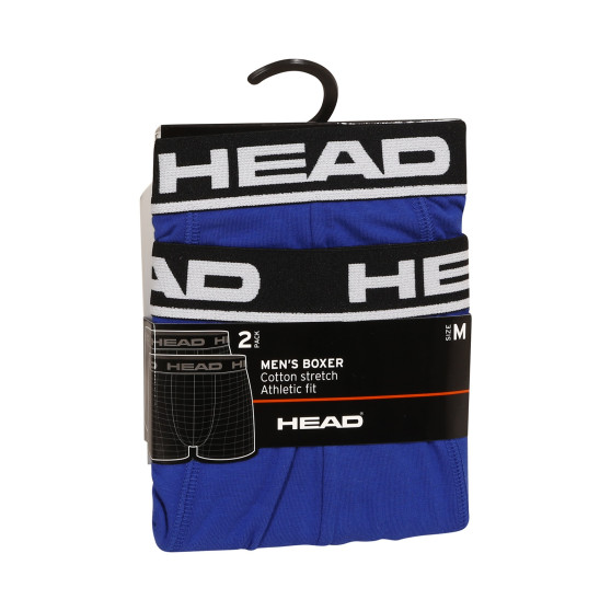 2PACK boxeri bărbați HEAD albaștri (701202741 006)