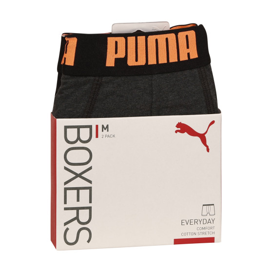 2PACK boxeri bărbați Puma negri (521015001 049)
