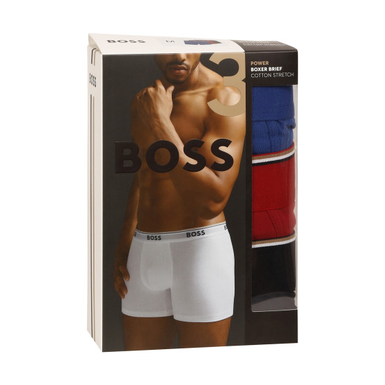 3PACK boxeri bărbați BOSS multicolori (50475282 962)