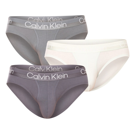 3PACK slipuri bărbați Calvin Klein multicolore (NB2969A-CBB)