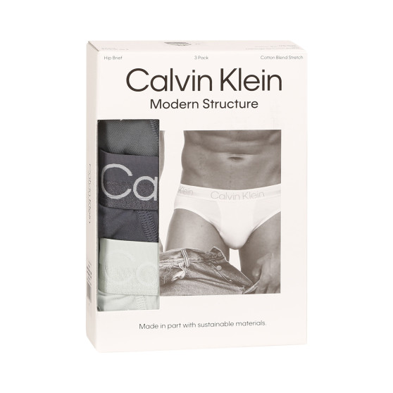 3PACK slipuri bărbați Calvin Klein multicolore (NB2969A-CBB)