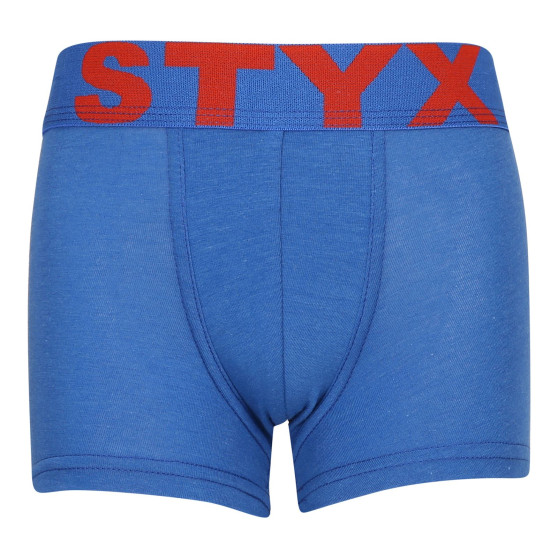 Boxeri pentru copii Styx sport elastic albastru (GJ967)