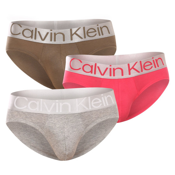 3PACK slipuri bărbați Calvin Klein multicolore (NB3129A-C7Z)