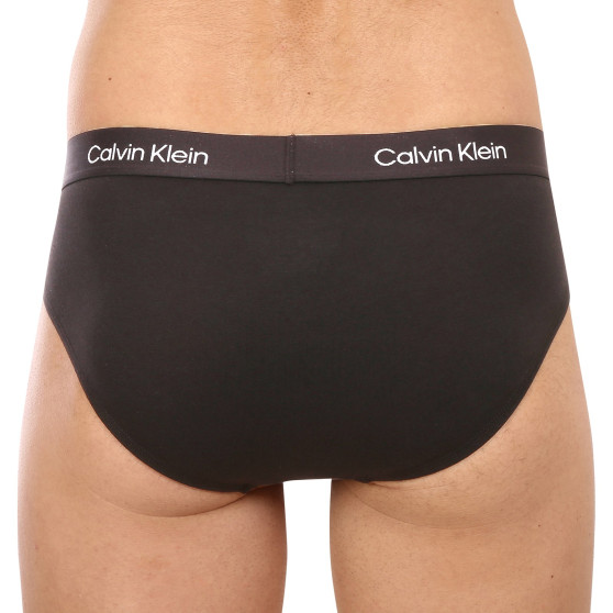 7PACK slipuri bărbați Calvin Klein negre (NB3581A-CDB)