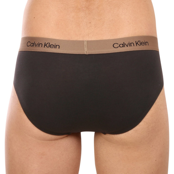 7PACK slipuri bărbați Calvin Klein negre (NB3581A-CDB)