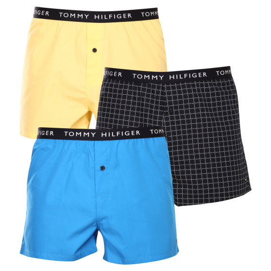 3PACK Boxeri largi bărbați Tommy Hilfiger multicolori (UM0UM02414 0XQ)