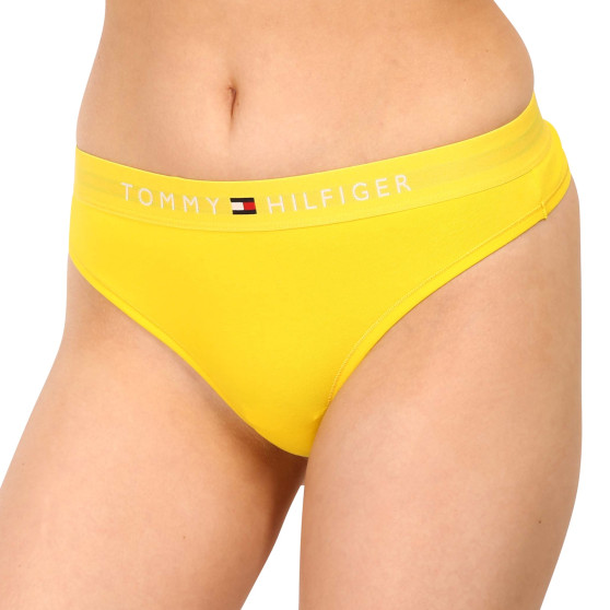 Tanga pentru femei Tommy Hilfiger galben (UW0UW04146 ZGS)