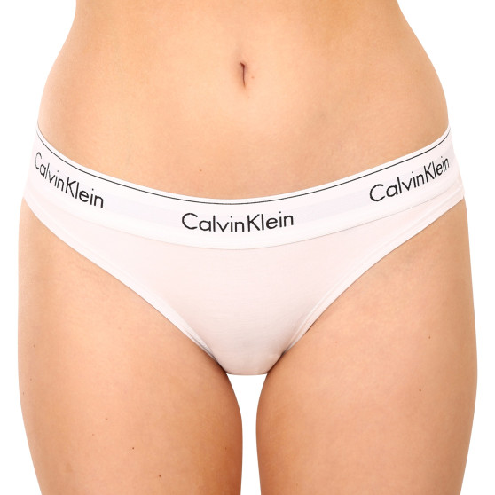 Chiloți damă Calvin Klein albi (F3787E-100)