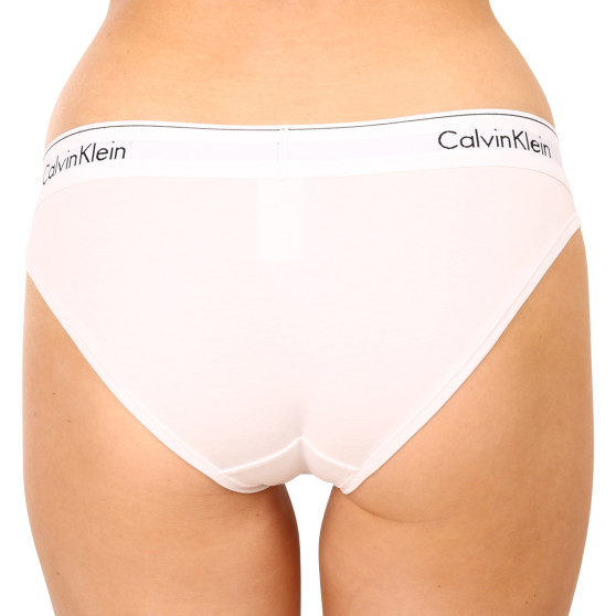 Chiloți damă Calvin Klein albi (F3787E-100)