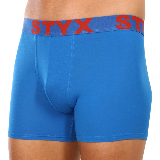 Boxeri bărbați Styx long elastic sport albastru (U1167)